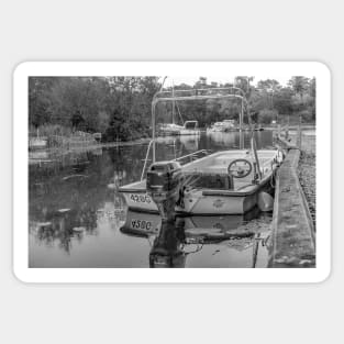 Leisure boat on the River Ant, Barton Turf Sticker